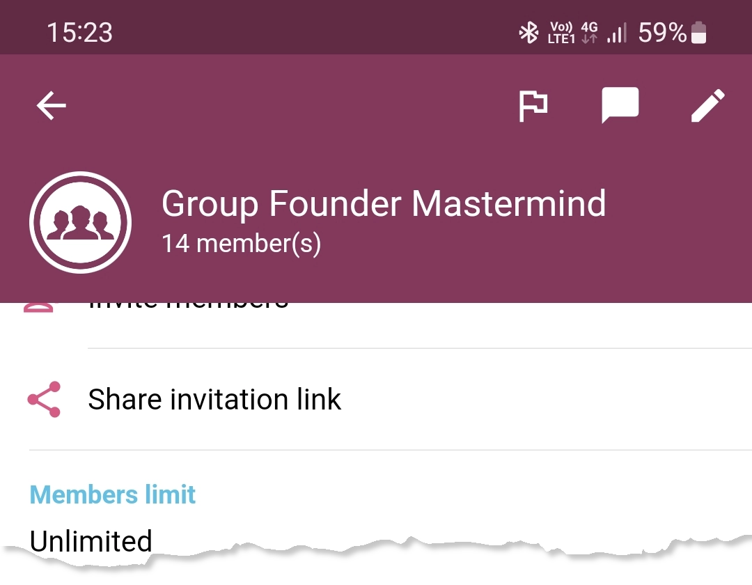 ACHIEVEup share invitation link